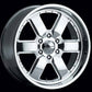Center Line CE209-2856-555 Tomcat 20' x 8.5" Wheel - Hi-Polish Mirror Finish 5x5.5" Bolt Circle for Early Model Dodge Ford Truck 5" Backspace
