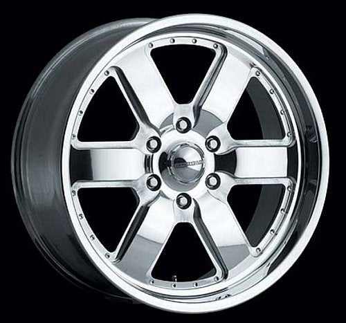 Center Line CE209-2856-555 Tomcat 20' x 8.5" Wheel - Hi-Polish Mirror Finish 5x5.5" Bolt Circle for Early Model Dodge Ford Truck 5" Backspace