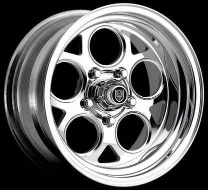 Center Line CE723-5803-545 Rev 15" x 8" Wheel - Hi-Polish Mirror Finish 5 x 4.5" Bolt Circle w/ 3-1/2" Backspace