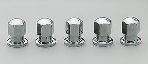 Center Line CEL-5102 Closed End Chrome Wheel Nuts 1/2" Shank 7/16"-20 Rh 5 Pack