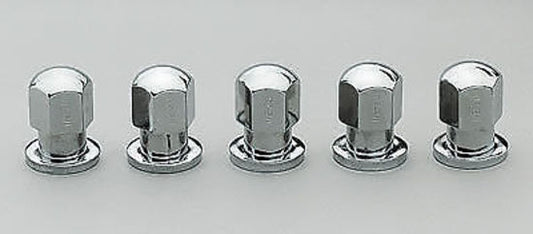 Center Line CEL-5102 Closed End Chrome Wheel Nuts 1/2" Shank 7/16"-20 Rh 5 Pack