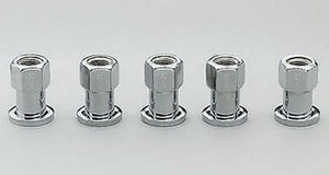 Center Line CEL-5110 1/2" Shank Wheel Nuts Open End 1/2" x 20 Rh Chrome 5 Pack