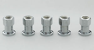 Center Line CEL-5115 Wheel Nuts - Open End 1/2" Shank. Thread Size 12mm x 1.5 Rh. Washers Included. Set Of 5
