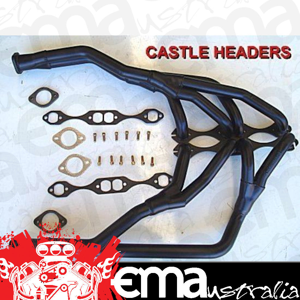 Castle CH-12 Tri-Y Extractors For Torana Lh Lx Uc w/ Chev Small Block V8