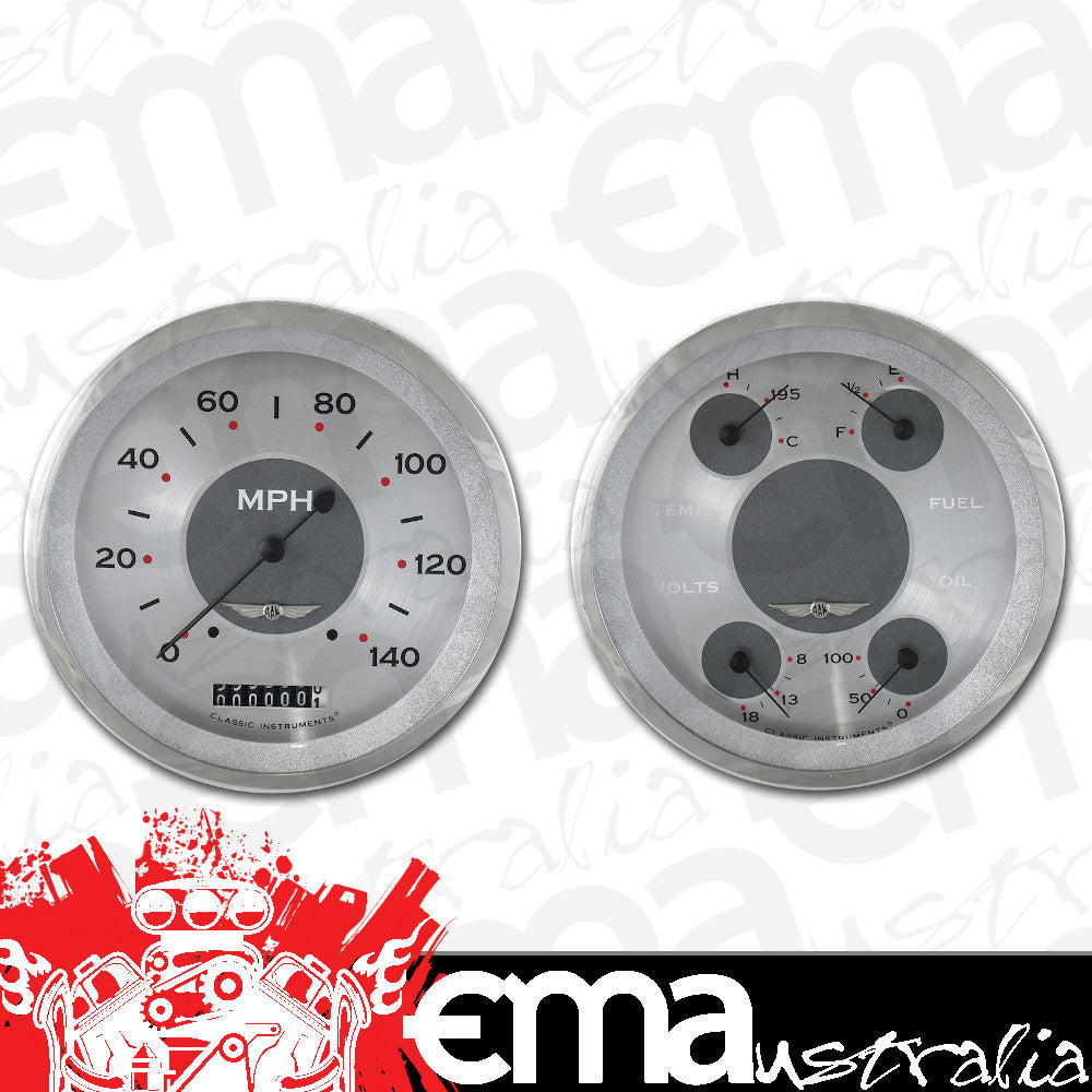 Classic Instruments AW52SRC All American 4 - 5/8" Speedo & Quad