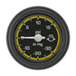 Classic Instruments AX08YBLF Autocross Yellow - Boost Gauge 2-1/8"