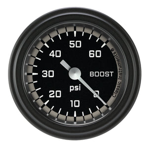 Classic Instruments AX143GBLF Autocross Grey w/ Black Bezel 2-1/8" Full Sweep