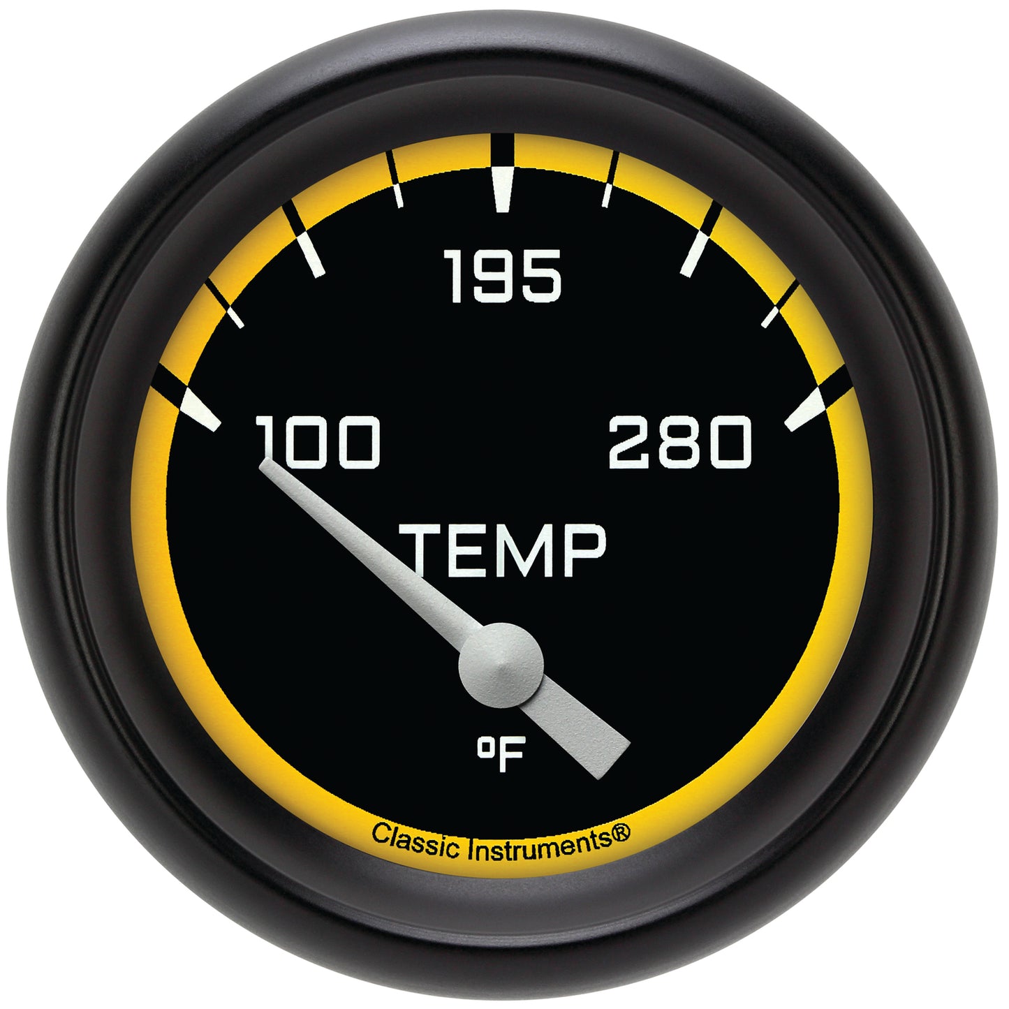 Classic Instruments AX226YBPF Autocross Yellow w/ Black Performance Bezel 2 5