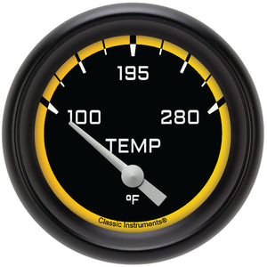 Classic Instruments AX226YBPF Autocross Yellow w/ Black Performance Bezel 2 5