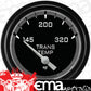 Classic Instruments AX227GBLF Autocross Grey w/ Black Bezel 2 5/8" Trans Temp