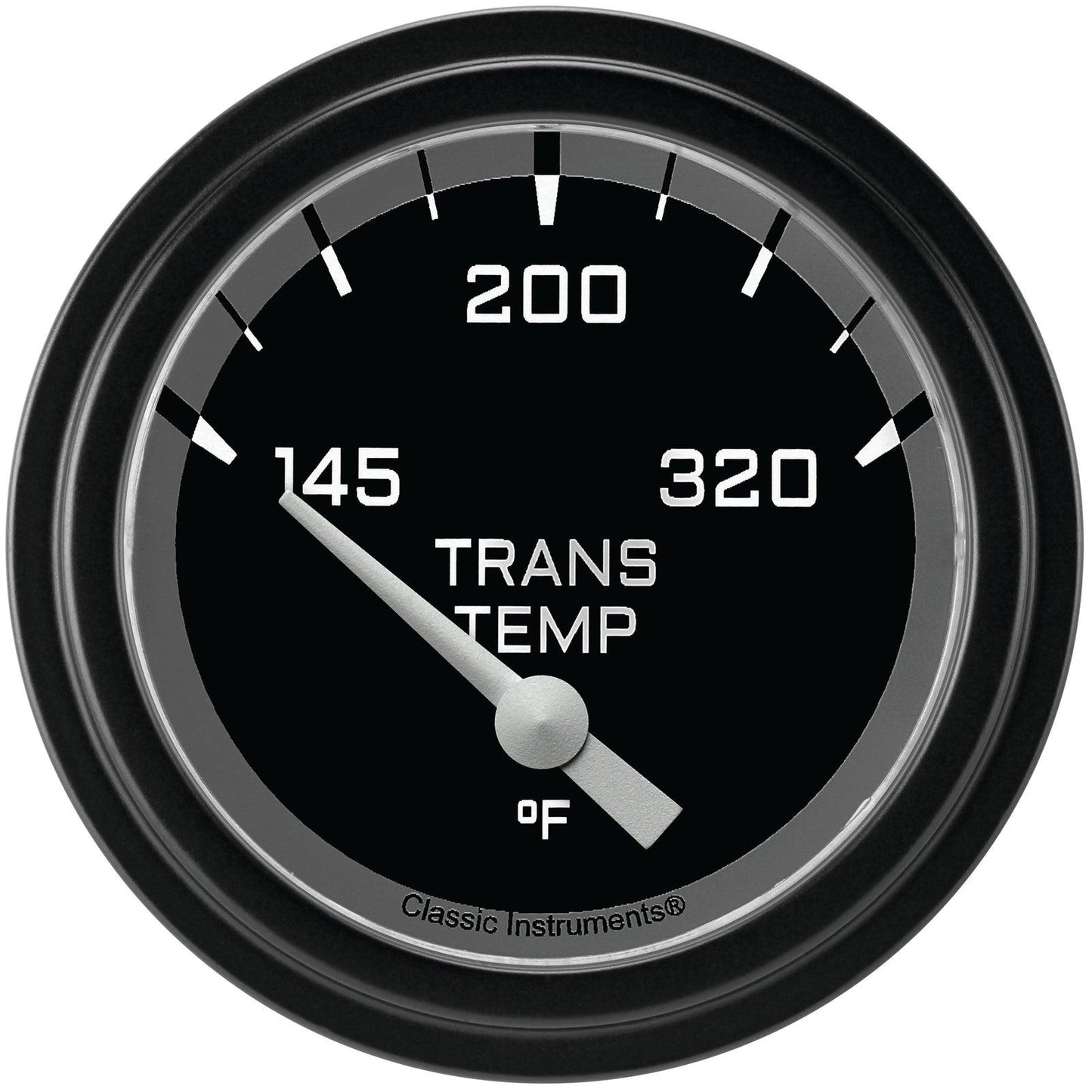 Classic Instruments AX227GBLF Autocross Grey w/ Black Bezel 2 5/8" Trans Temp