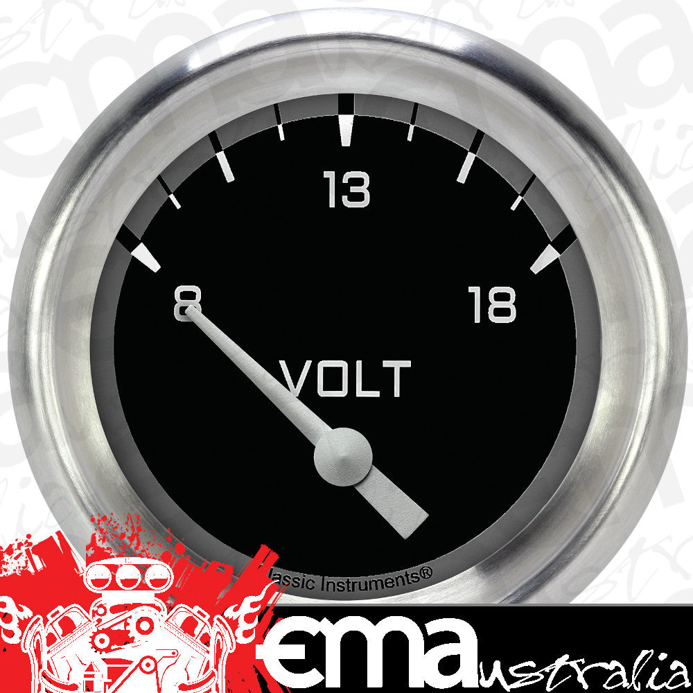 Classic Instruments AX230GAPF Autocross Grey w/ Aluminum Performance Bezel 2