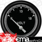 Classic Instruments AX230GBLF Autocross Grey w/ Black Bezel 2 5/8" Volt, Shor