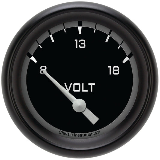 Classic Instruments AX230GBPF Autocross Grey w/ Black Performance Bezel 2 5/8