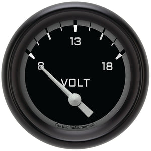 Classic Instruments AX230GBPF Autocross Grey w/ Black Performance Bezel 2 5/8