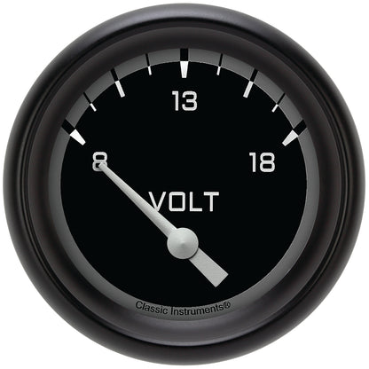 Classic Instruments AX230GBPF Autocross Grey w/ Black Performance Bezel 2 5/8