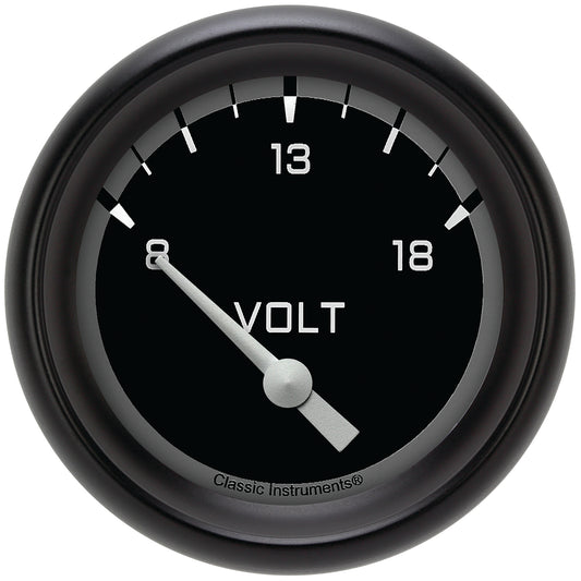 Classic Instruments AX230GBPF Autocross Grey w/ Black Performance Bezel 2 5/8