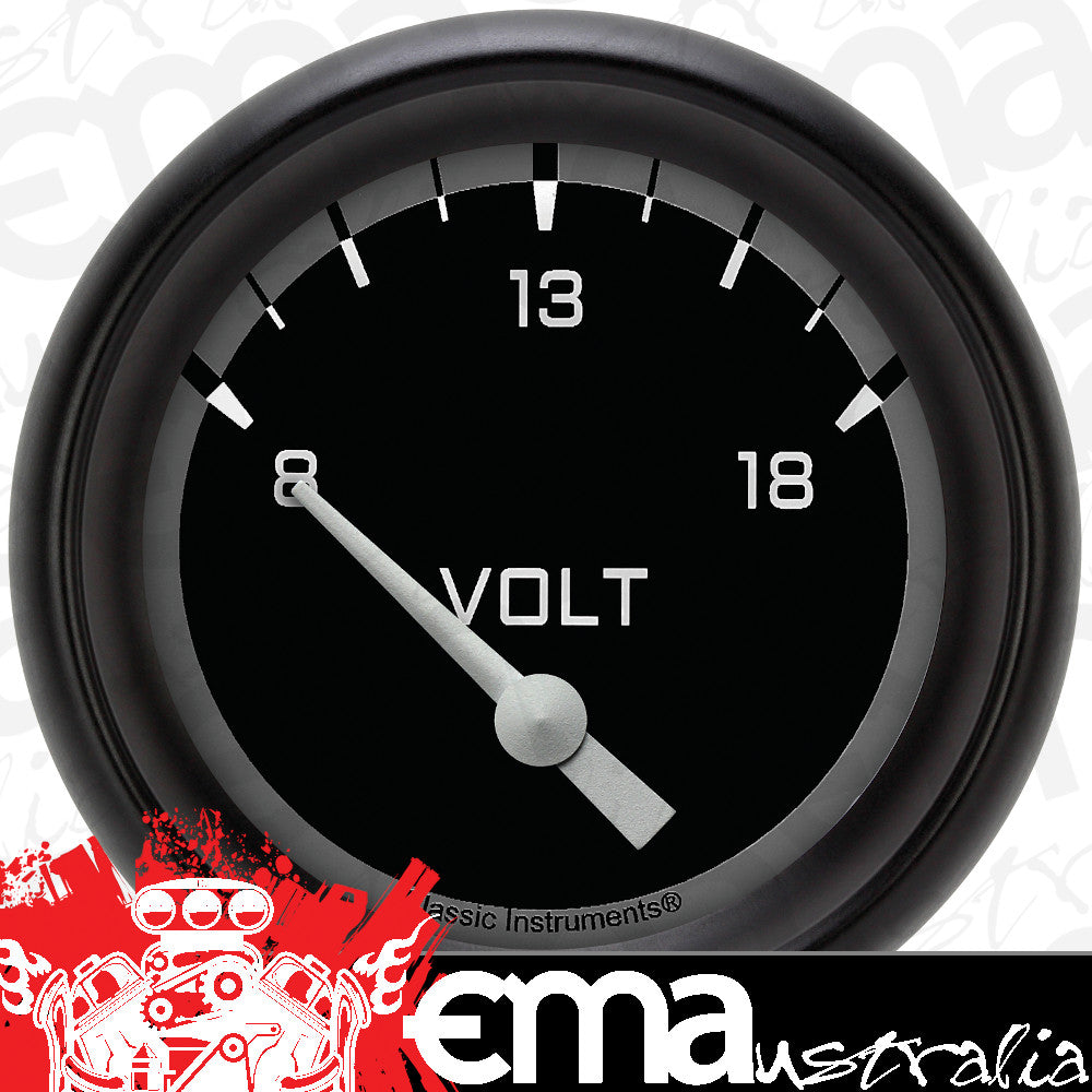 Classic Instruments AX230GBPF Autocross Grey w/ Black Performance Bezel 2 5/8