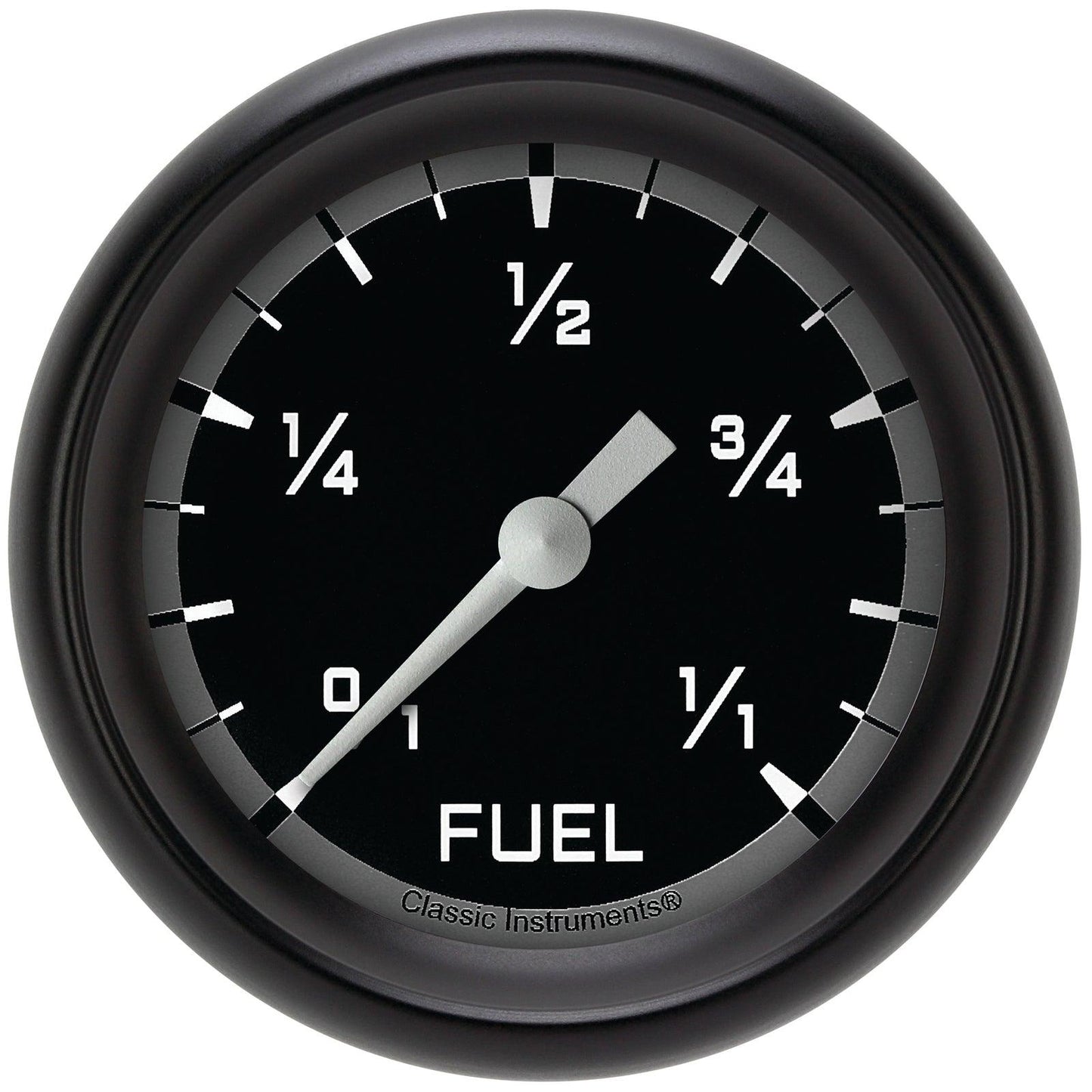 Classic Instruments AX309GBPF Autocross Gray 2 5/8" Fuel Gauge