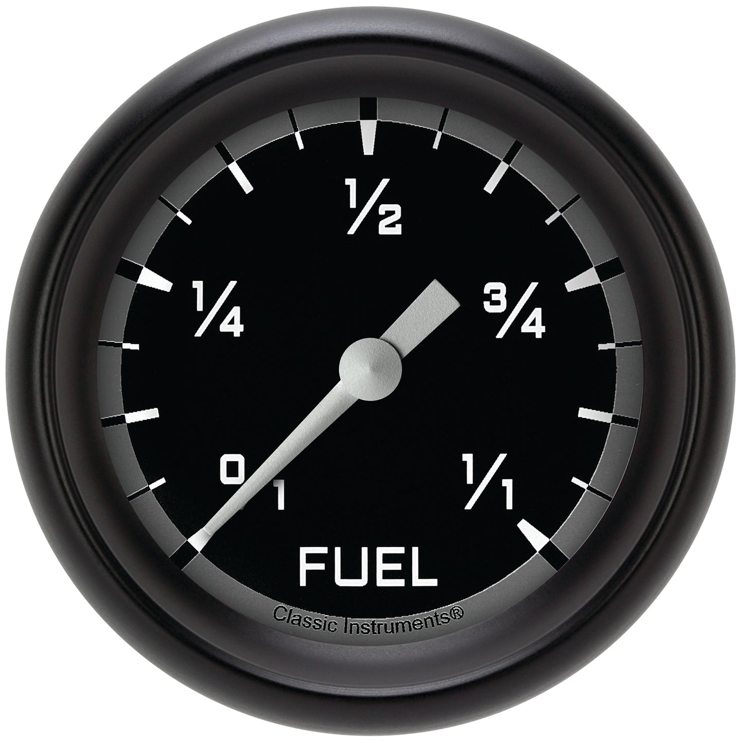 Classic Instruments AX309GBPF Autocross Gray 2 5/8" Fuel Gauge