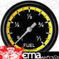 Classic Instruments AX309YBLF Autocross Yellow 2 5/8" Fuel Gauge