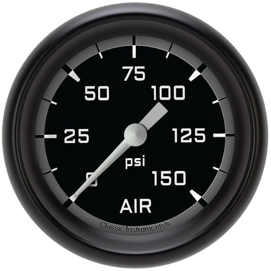 Classic Instruments AX318GBPF Autocross Gray 2 5/8" Air Pressure Gauge