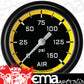 Classic Instruments AX318YBLF Autocross Yellow 2 5/8" Air Pressure Gauge