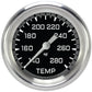 Classic Instruments AX326GAPF Autocross Gray - Water Temp Gauge Full Sweep 2-5/8"
