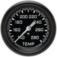 Classic Instruments AX326GBPF Autocross Gray - Water Temp Gauge Full Sweep 2-5/8"