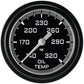 Classic Instruments AX328GBLF Autocross Gray 2 5/8" Oil Temperature Gauge