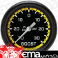 Classic Instruments AX341YBPF Autocross Yellow 2 5/8" Boost/Vac Gauge
