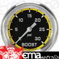 Classic Instruments AX342YAPF Autocross Yellow 2 5/8" Boost Gauge, 30 psi