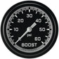 Classic Instruments AX343GBLF Autocross Gray 2 5/8" Boost Gauge, 60 psi