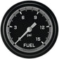 Classic Instruments AX345GBLF Autocross Gray 2 5/8" Fuel Pressure Gauge, 15 ps