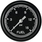 Classic Instruments AX345GBLF Autocross Gray 2 5/8" Fuel Pressure Gauge, 15 ps
