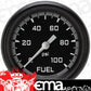 Classic Instruments AX346GBPF Autocross Gray 2 5/8" Fuel Pressure Gauge, 100 p