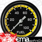 Classic Instruments AX346YBLF Autocross Yellow 2 5/8" Fuel Pressure Gauge, 100