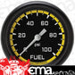 Classic Instruments AX346YBPF Autocross Yellow 2 5/8" Fuel Pressure Gauge, 100