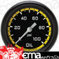 Classic Instruments AX381YBPF Autocross Yellow 2 5/8" Oil Pressure Gauge