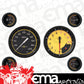 Classic Instruments AX51YBLF Autocross Yellow w/ Black Bezel 4 - 5/8" Speedo &