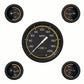 Classic Instruments AX54YBLF Autocross Yellow w/ Black Bezel 4 - 5/8" Speedo, 2