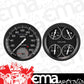 Classic Instruments AX62GBLF Autocross Grey - 2 Gauge Set 4-5/8" Speedtachular & Quad