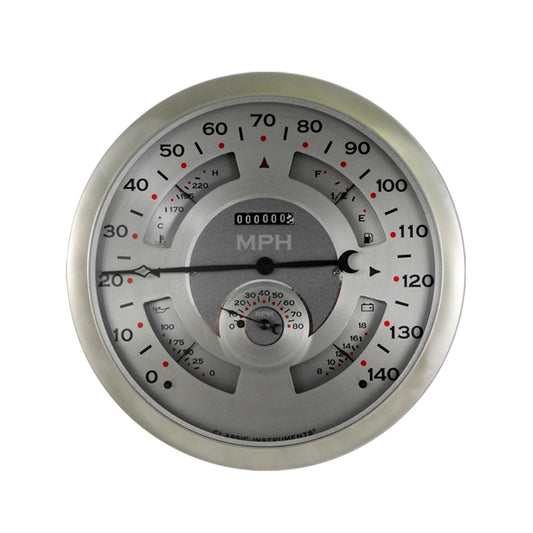 Classic Instruments BOGAW Big Ol' Gauge 7 5/8" Speedo, Tach, Fuel 240