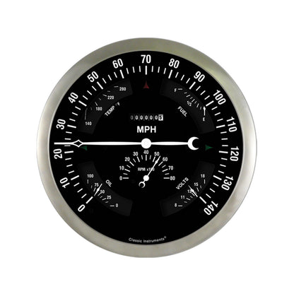 Classic Instruments BOGHR Big Ol' Gauge 7 5/8" Speedo, Tach, Fuel 240