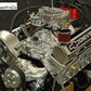 Engine Master Australia Chev383EdelbrockHeads Chev383Edelbrockheads EMA - Chevy 383 Vortec Complete Edelbrock Heads Silver/Black