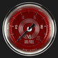 Classic Instruments V8RS194SHC V8 Red Steelie 2-1/8" Air Fuel Ratio Gauge