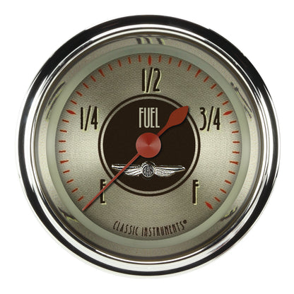 Classic Instruments CIAN109SHC American Nickel - Programmable Fuel Gauge 2-1/8"
