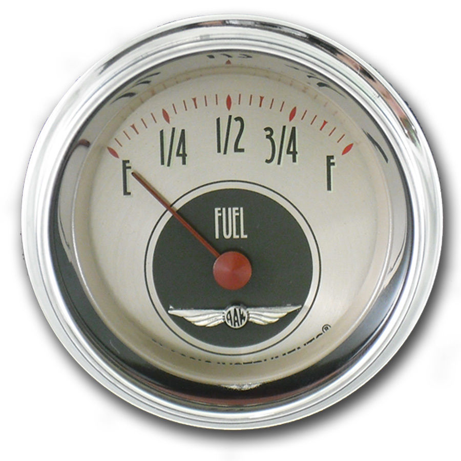 Classic Instruments CIAN13SHC American Nickel - Fuel Gauge 16-158 OHM 2-1/8"