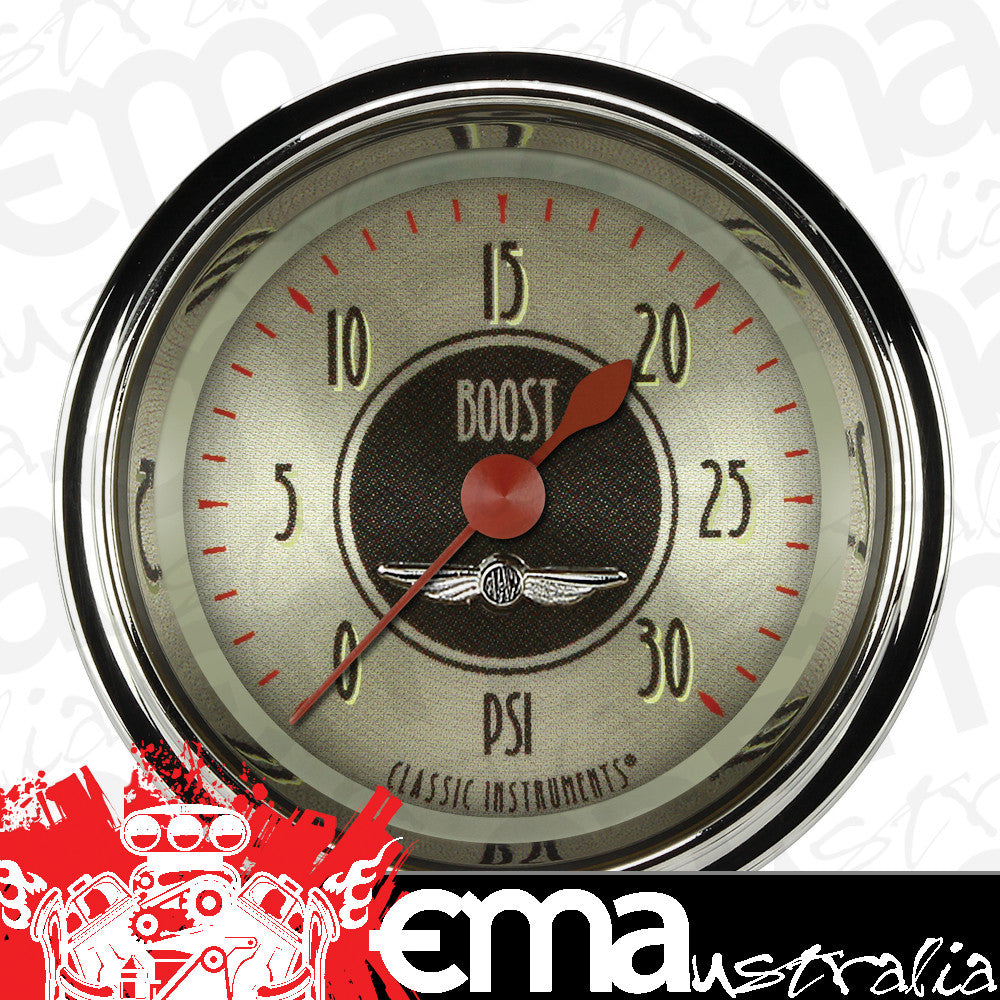 Classic Instruments CIAN142SHC American Nickel 2-1/8" Boost Gauge