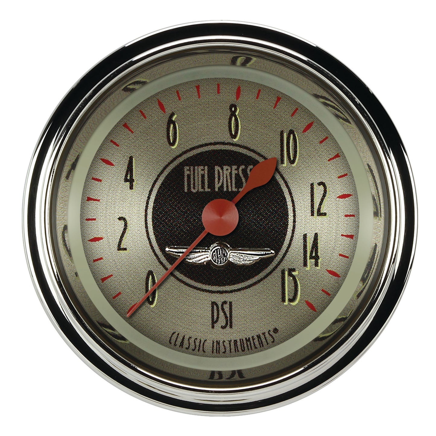 Classic Instruments CIAN145SHC American Nickel 2-1/8" Fuel Pressure Gauge